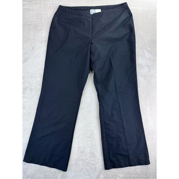 Nike Pants Women’s L Black‎ Y2K Baggy Loose Fit Pants Slicky Sweatpants Wide Leg - Picture 1 of 11